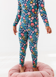 Bird & Bean® - Bamboo Navy Floral - Maren pajamas
