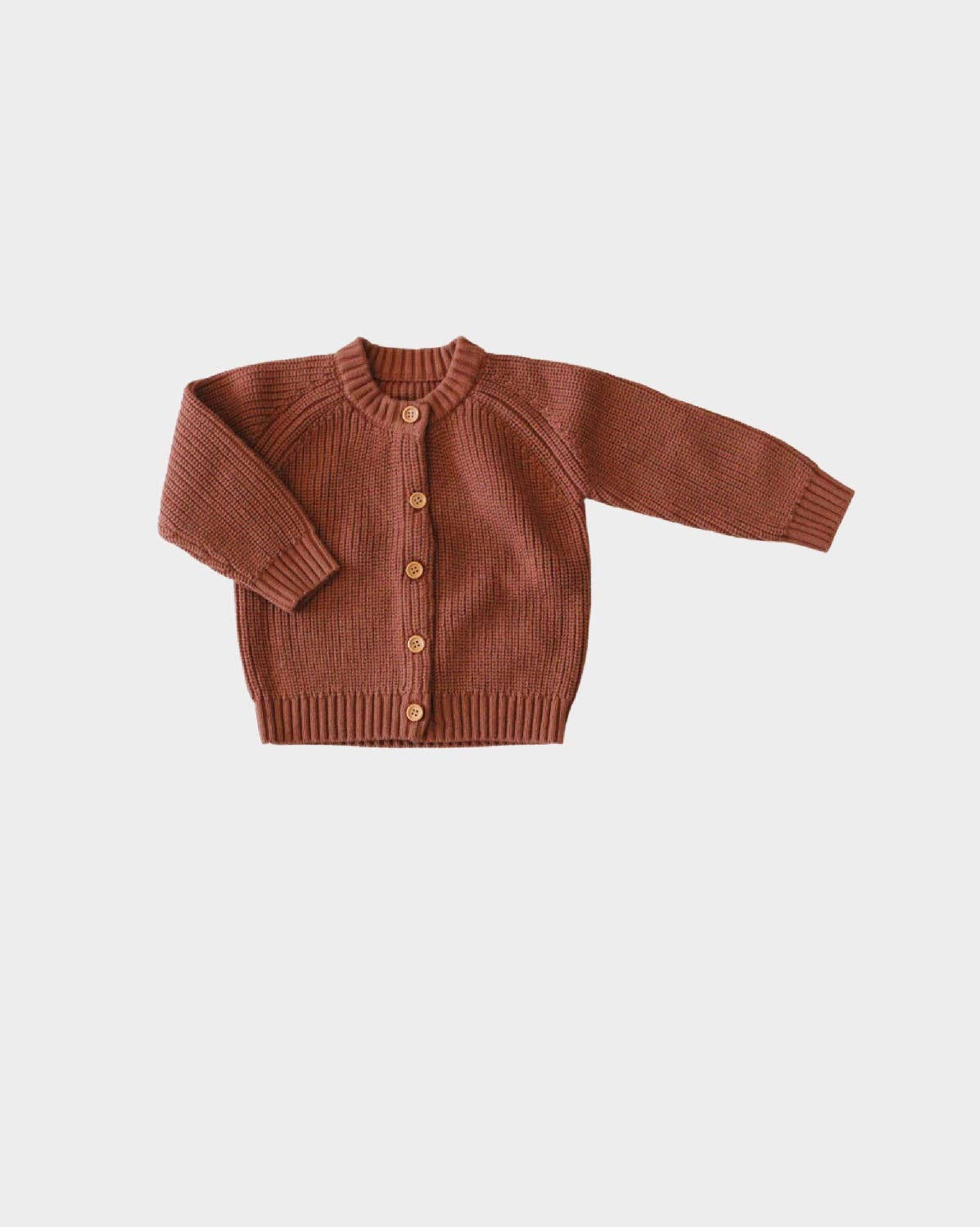 Babysprouts - Baby Knit Cardigan in Rust