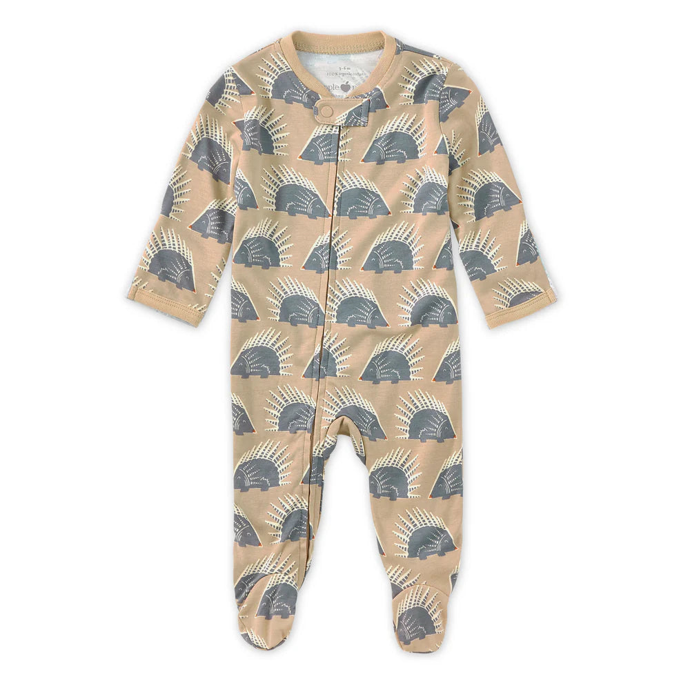 Apple Park - Zipper Footie - Chill Quill