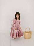 Ollie Jay - Gwendolyn Dress in Tea Rose Crushed Velvet
