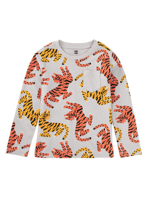 Tea Collection - Lightning Tiger Long Sleeve Tee -