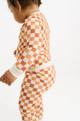 Little One Shop - Fall Checkered Bamboo Set