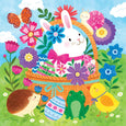 Chronicle Books - Bunny Basket 25 Piece Floor Puzzle with Shaped Pieces