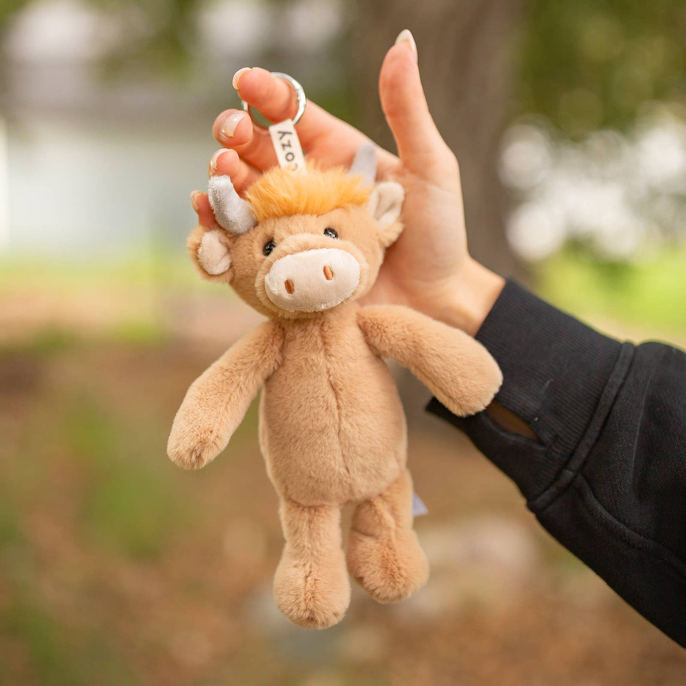 Worlds Softest Plushie Clip - Highlandee Cow - Beverly Hills Teddy Bear Company