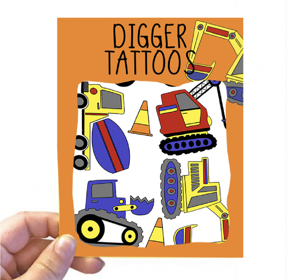 Neon Magpie - Digger Transfer Tattoos
