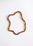 CanyonLeaf - Raw Cognac Baltic Amber + Lapis Lazuli