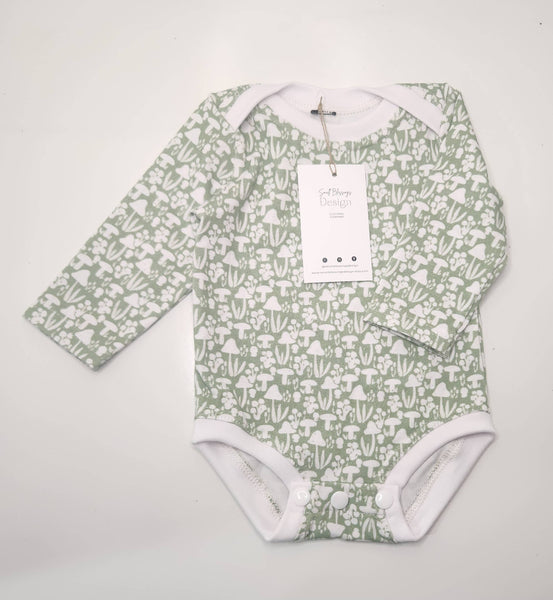 Small Blessings Design - Mushroom Onesie - Short Sleeve