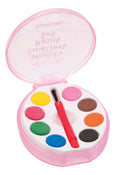 Toysmith- Mini Watercolor Paint Set, 8 Colors With Brush, Party Favors