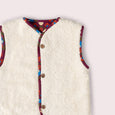 Little Green Radicals - Folk Birds Sherpa Lined Reversible Gilet