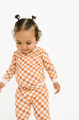 Little One Shop - Fall Checkered Bamboo Set