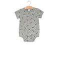 City Mouse Studio - Short Sleeve Bodysuit- Salamander- Pond