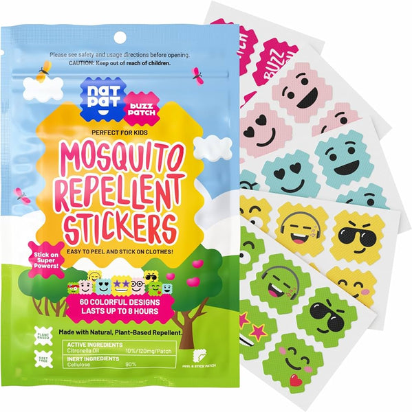 NATPAT- Buzz Patch - Mosquito Repellent Stickers