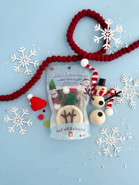 Earth Grown KidDoughs - Build a Snowman Mini KidDough Kit