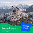 The Petting Zoo - 8" (21cm) Scoopz Snow Leopard Wild Life