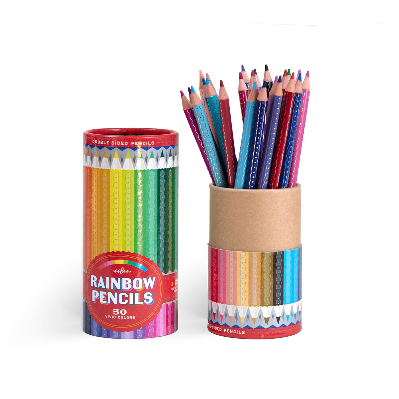 eeBoo - Rainbow 25 Double-Sided Colored Pencils