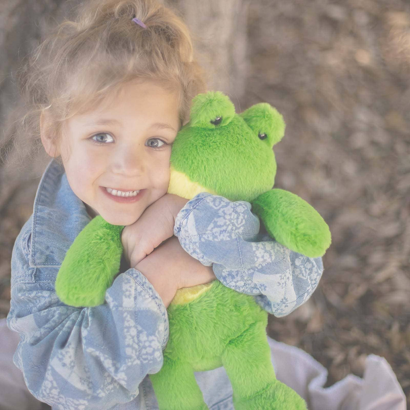 World's Softest 16 inch - Classic Green Frog Plushie - Beverly Hills Teddy Bear Company