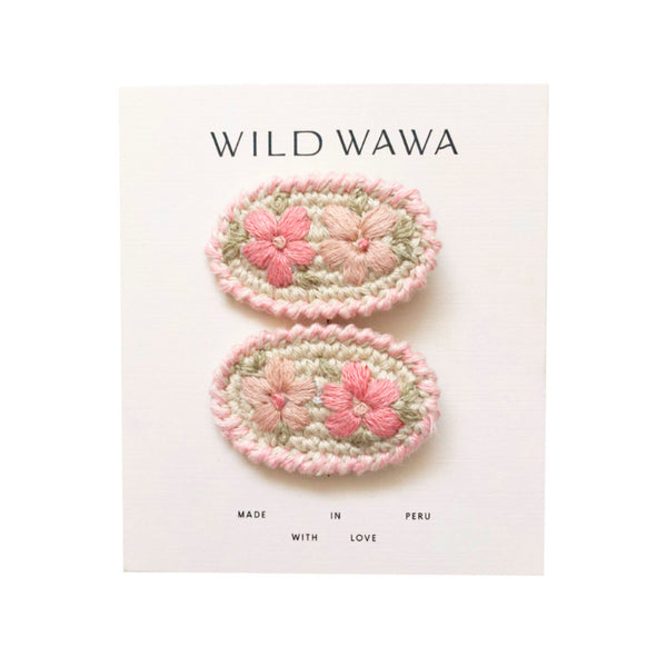 Wild Wawa - Crochet Clip - Taupe Pink