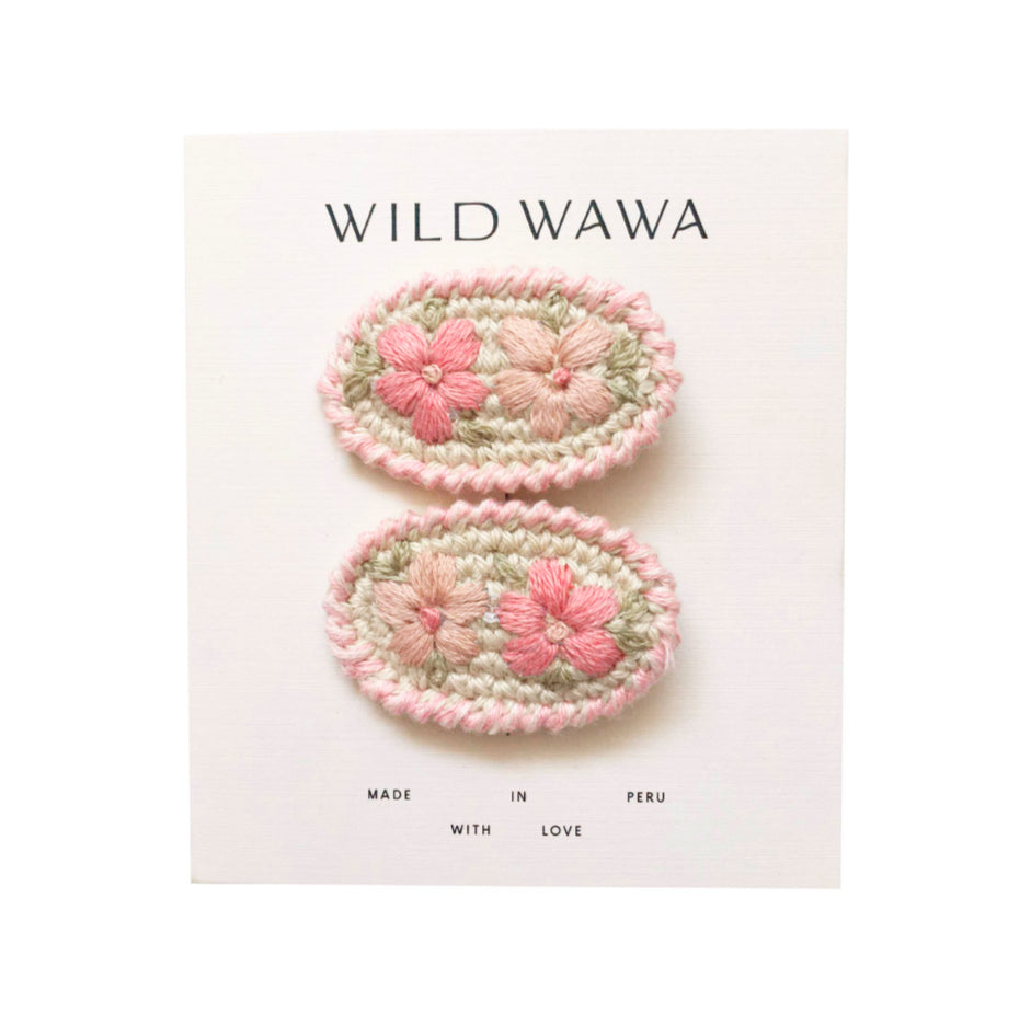 Wild Wawa - Crochet Clip - Taupe Pink