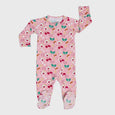 Sweet Bamboo - Holiday Spirit - Zipper Footie