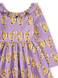 Tea Collection Ruffle Collar Ballet Dress in Butteflies