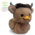 Beverly Hills - World's Softest Plush - 7" Fluff Plush Duckee Highland Coo