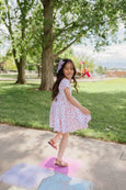Ollie Jay - Classic Twirl Dress in Butterfly Rainbow