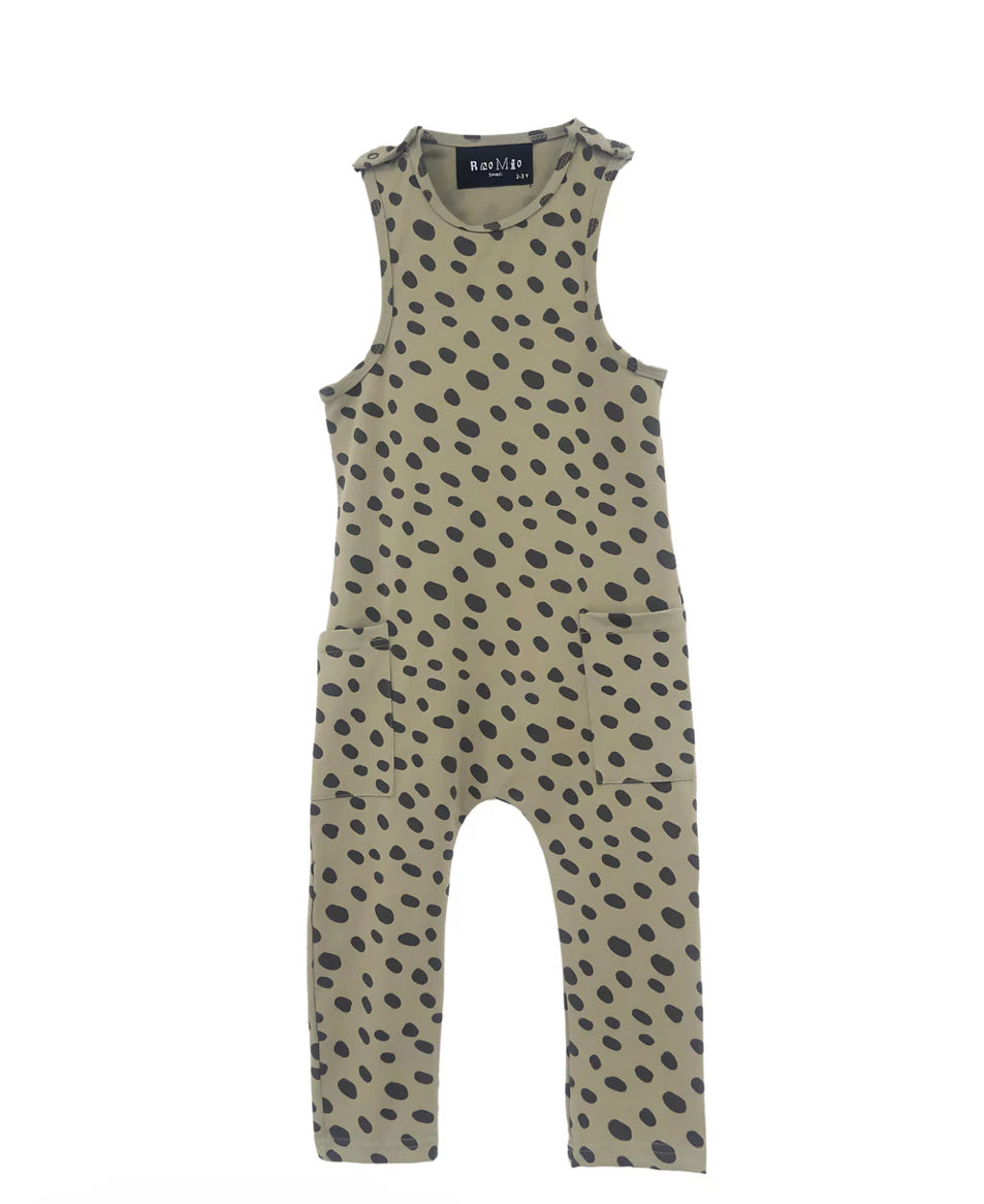 RaoMio - Spotted Olive Organic Cotton Kids Jumper