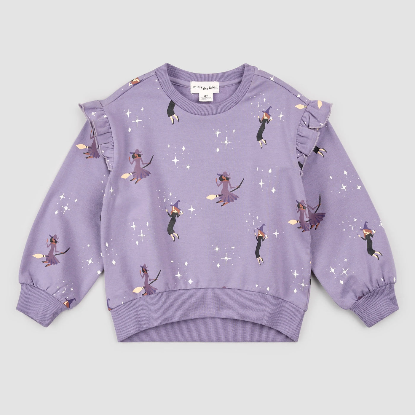 Miles the Label - Witches Glow-in-the-Dark Print on Twilight Sweatshirt