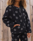 Rylee & Cru l Alix Quilted Jacket - Daisy Black
