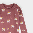 Petit Lem - Rainbow Pegasus on Dark Pink Pajama