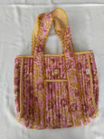 Quilted Tote Bag : PASTEL PINK - Yo Baby