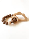 Marlowe and Sage LLC - Cloud Teether-Silicone and Beech Wood