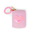 Tiny Treats - Sequin Heart Spiral Strap Wallet for Kids