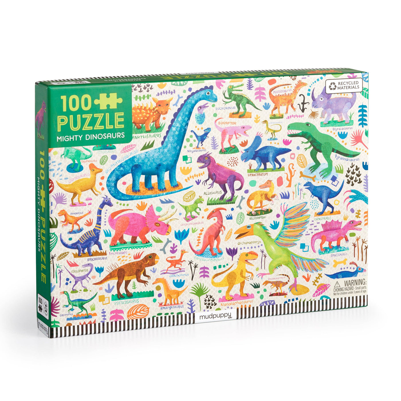 Mighty Dinosaurs 100 Piece Puzzle - Chronicle Books