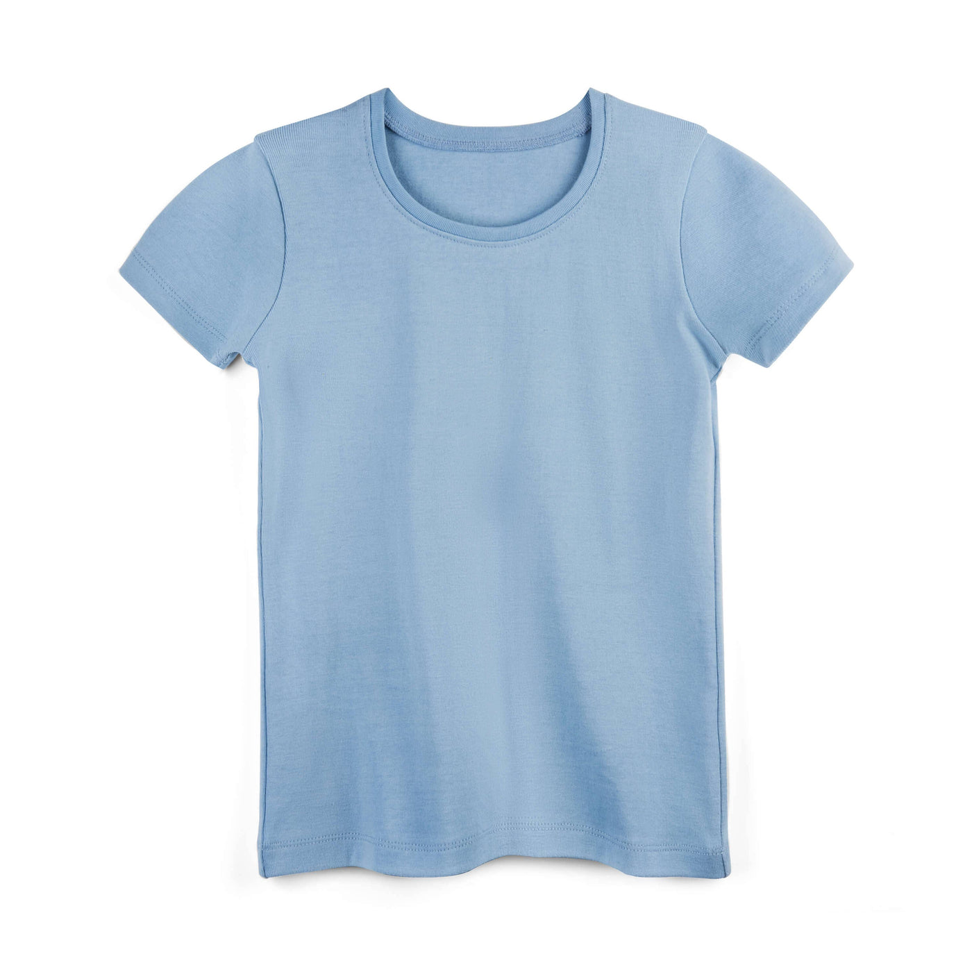 Mightly - Organic Cotton Kids Rib Knit Short Sleeve Tee