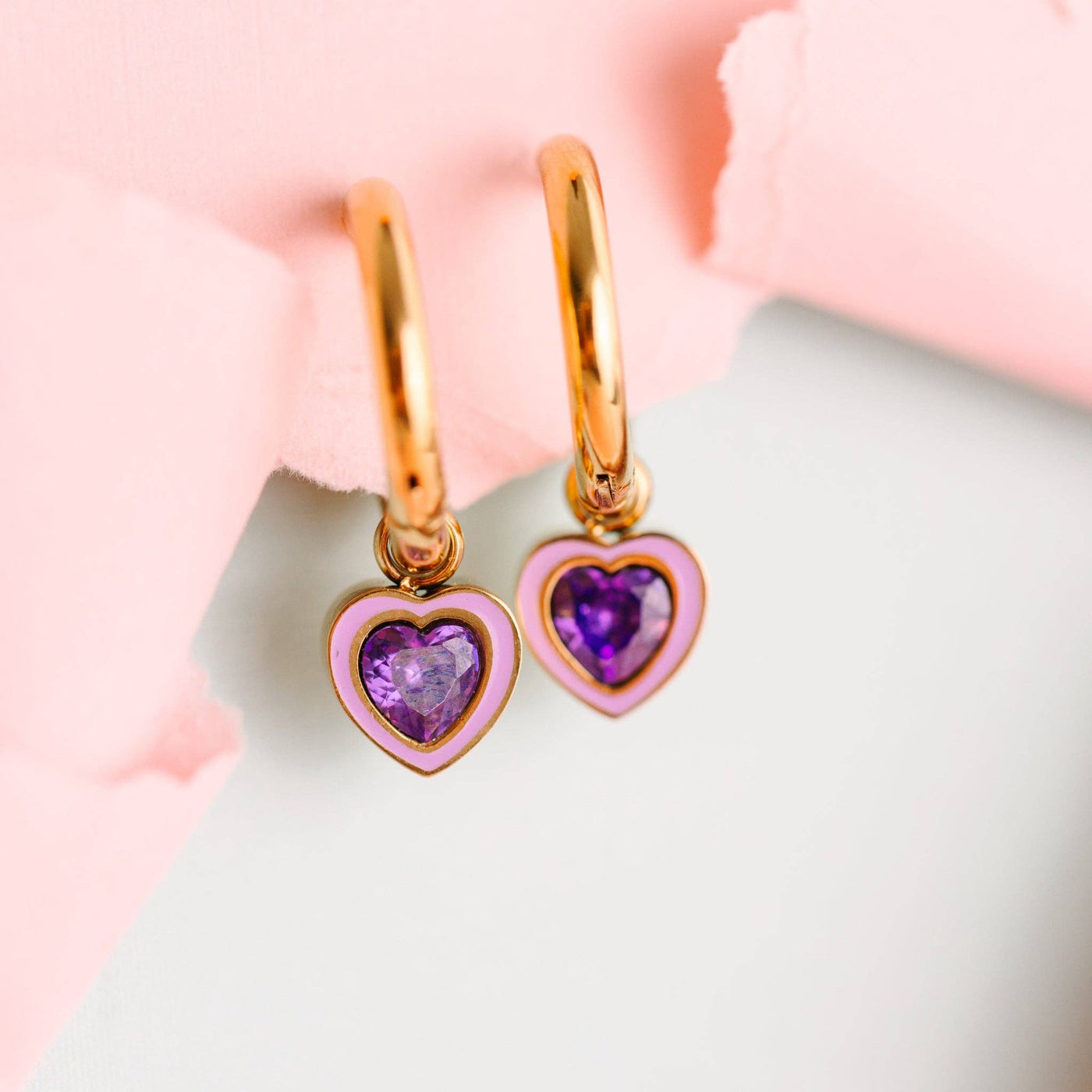 Pierced Co - Purple Gem Charms
