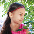 Frog Sac - Adjustable No Slip Thin Glitter Headband - Fuchsia