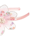 Speedy Monkey - Indra Tiara w/pink flower  - Hair Accessory