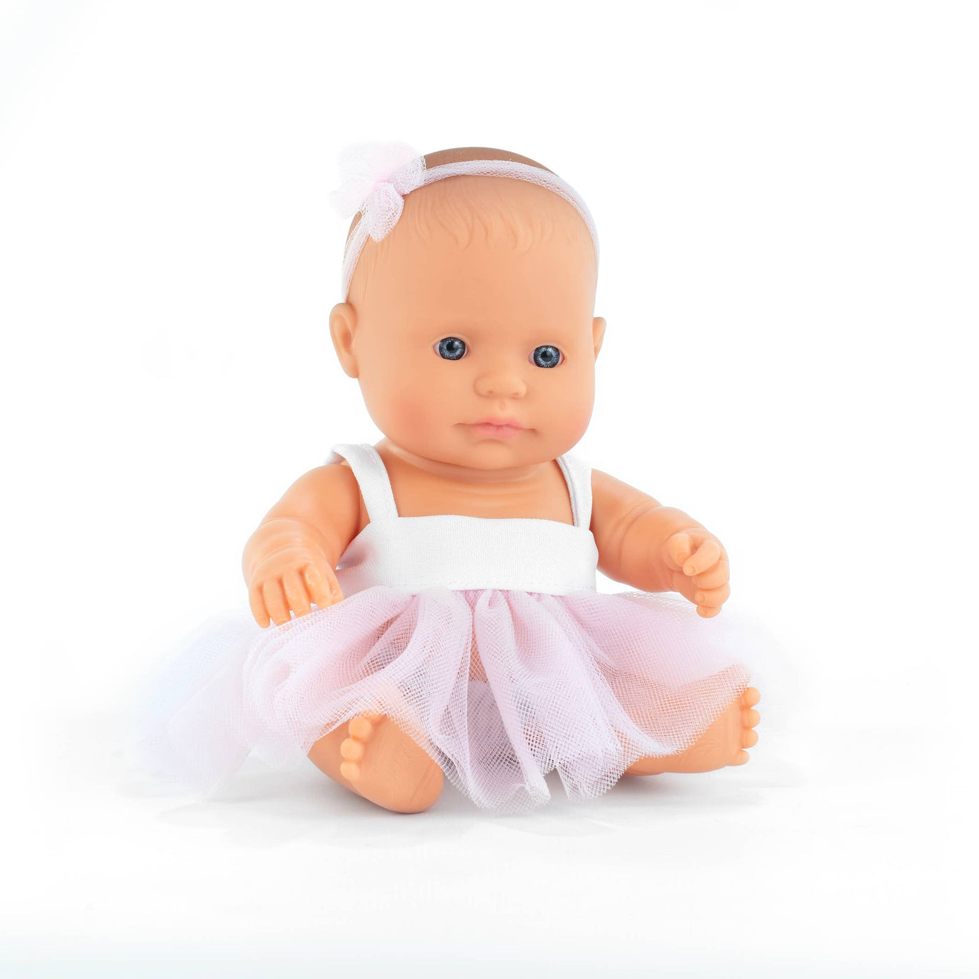 Miniland - Baby Doll Caucasian Girl 8 1/4''
