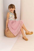 Bird & Bean® - Kids Bamboo Tulle Dress - Meadow - Kids Easter Clothing
