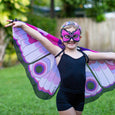 DREAMY DRESS-UPS® - Pink Butterfly With Eyes Wings + Mask