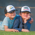 JP Doodles - California State Flag Customizable Kids Trucker Hat
