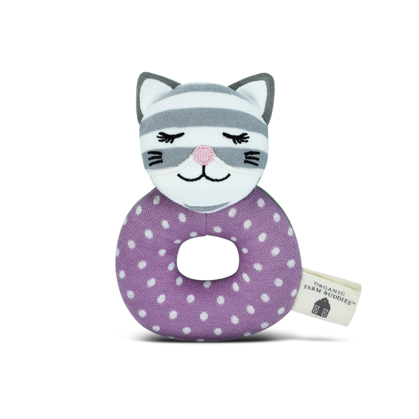 Apple Park - Maude the Kitty - Teething Rattle