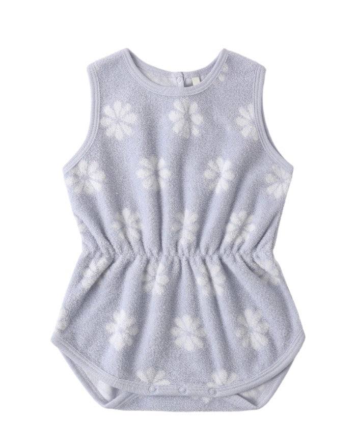Rylee & Cru l Cinch Playsuit Periwinkle Daisy