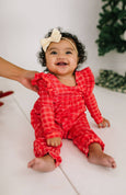 Ollie Jay - Mabel Romper in Red Picnic Plaid