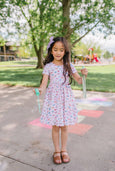 Ollie Jay - Classic Twirl Dress in Butterfly Rainbow