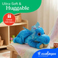 The Petting Zoo - Scoopz Dragon Blue 8" (20cm)