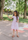Ollie Jay - Classic Twirl Dress in Butterfly Rainbow