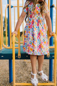 Ollie Jay - Classic Twirl Dress in Sunshine Tile