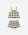 Rylee & Cru l Crochet Tank Kira Set Abstract